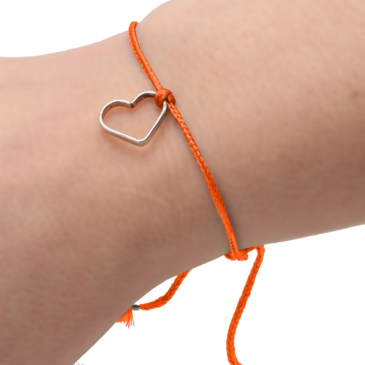 Orange Silk Bracelet - SeeMe - Jewelry and Accessories
 - 2